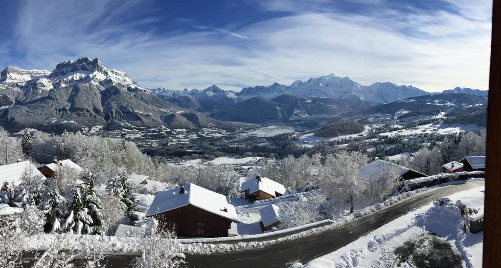 La Joubarbe Au Balcon Du Mont-Blanc Villa Sallanches Buitenkant foto