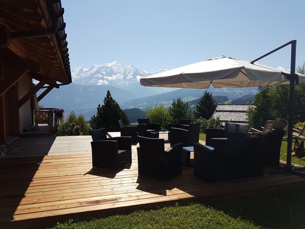 La Joubarbe Au Balcon Du Mont-Blanc Villa Sallanches Buitenkant foto