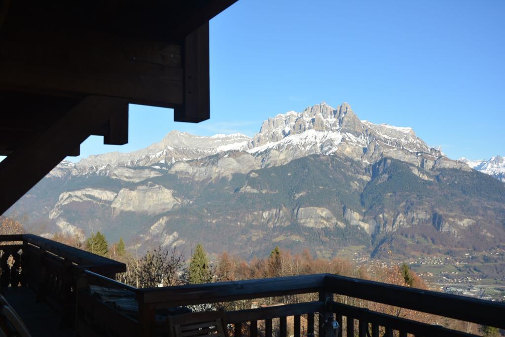 La Joubarbe Au Balcon Du Mont-Blanc Villa Sallanches Buitenkant foto
