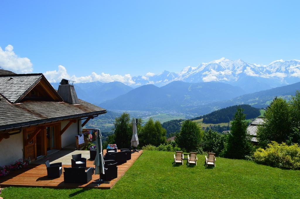 La Joubarbe Au Balcon Du Mont-Blanc Villa Sallanches Buitenkant foto