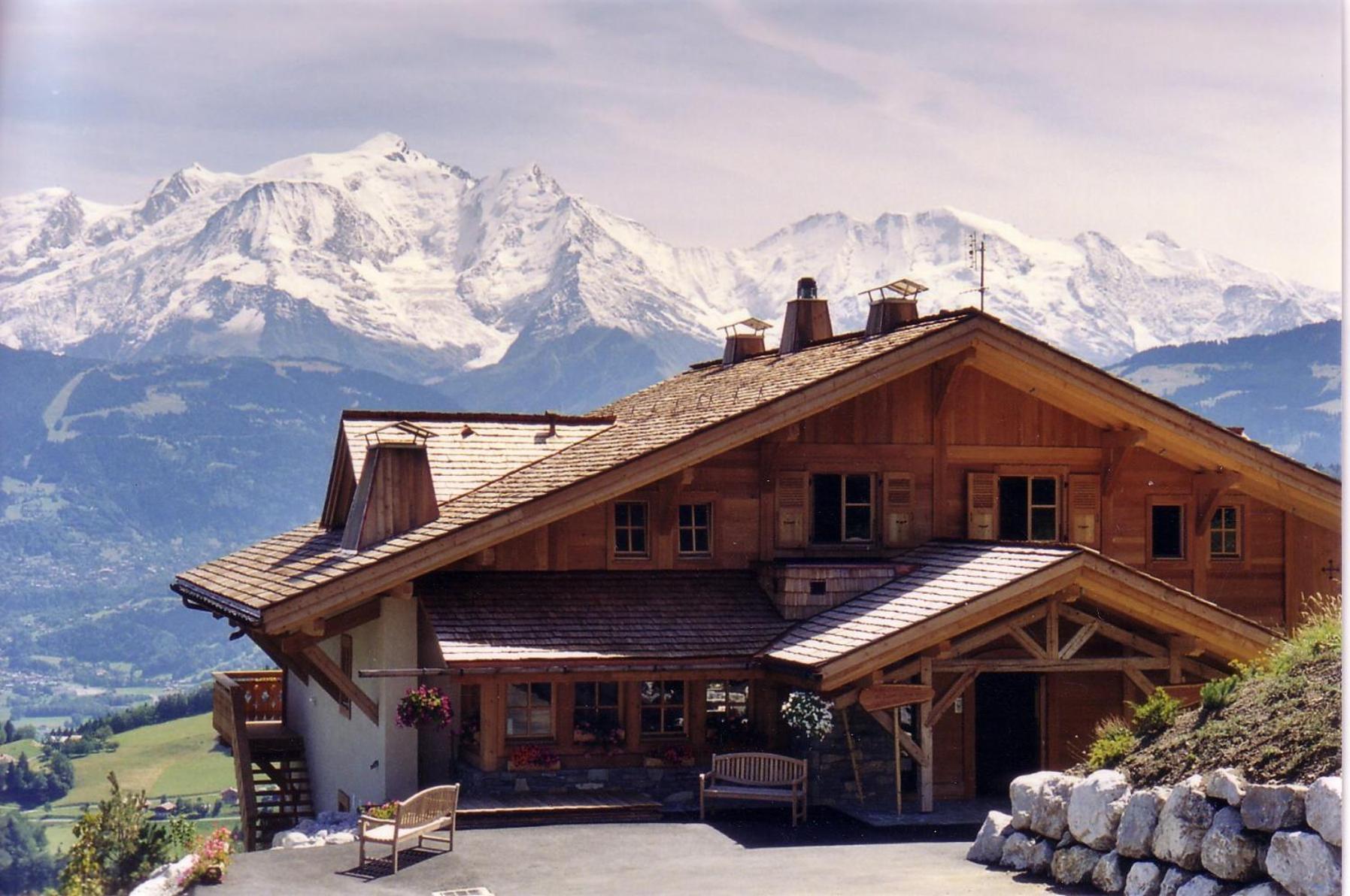 La Joubarbe Au Balcon Du Mont-Blanc Villa Sallanches Buitenkant foto