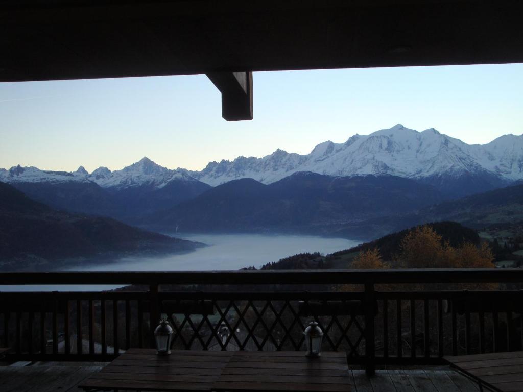 La Joubarbe Au Balcon Du Mont-Blanc Villa Sallanches Buitenkant foto