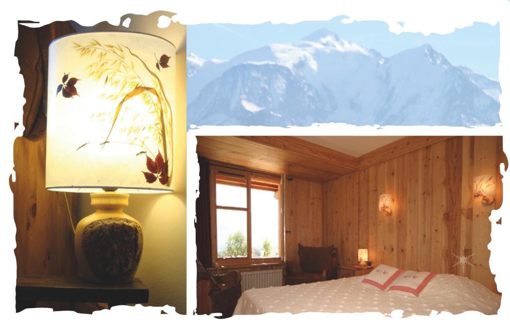 La Joubarbe Au Balcon Du Mont-Blanc Villa Sallanches Kamer foto