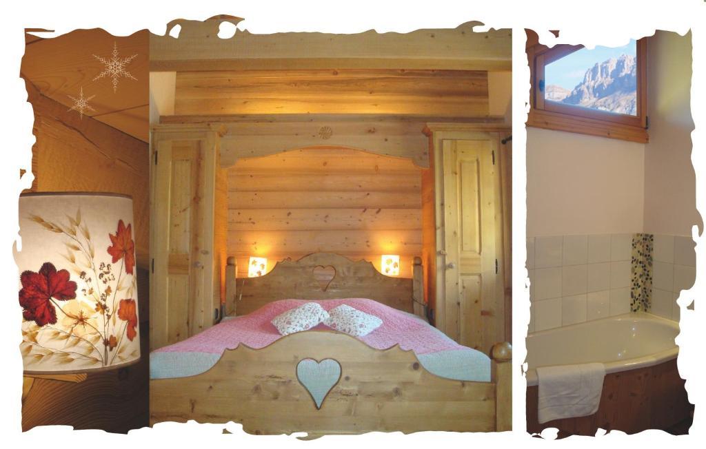 La Joubarbe Au Balcon Du Mont-Blanc Villa Sallanches Kamer foto