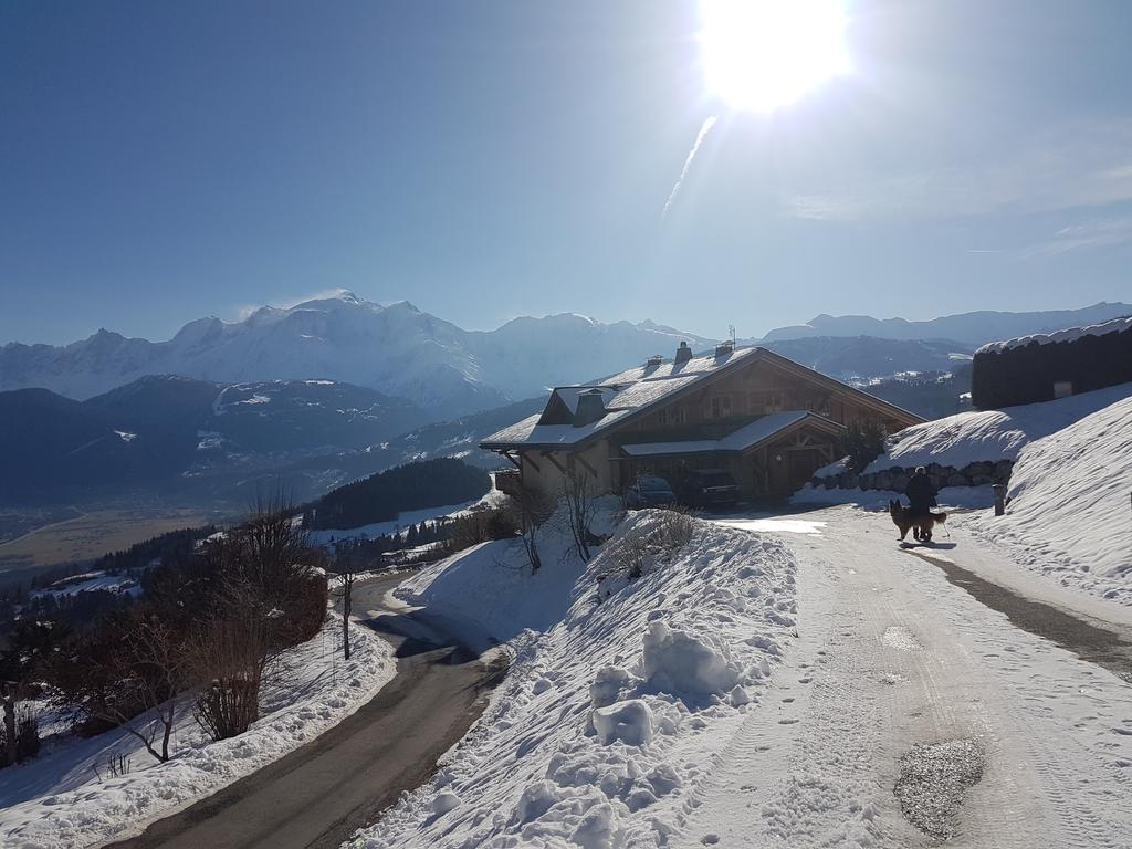 La Joubarbe Au Balcon Du Mont-Blanc Villa Sallanches Buitenkant foto